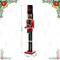 Glitzhome® 36.5"H Wooden Christmas African American Soldier Nutcracker
